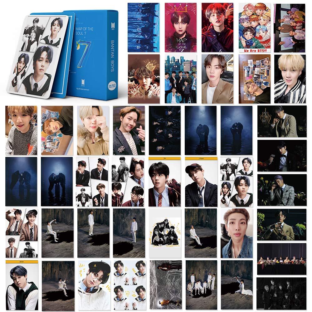2 Pack /108 Pcs KPOP BTS Postcards Set New Album Lomo Cards Map of